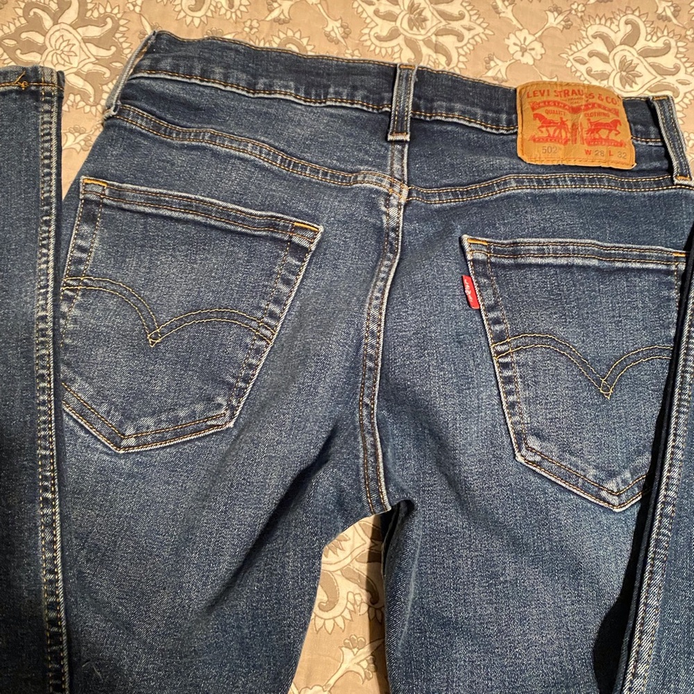 Levi's Classic Blue Jeans with Red Label